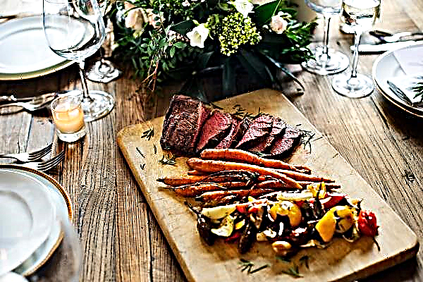 Luxurious roast beef - festive dinner decoration