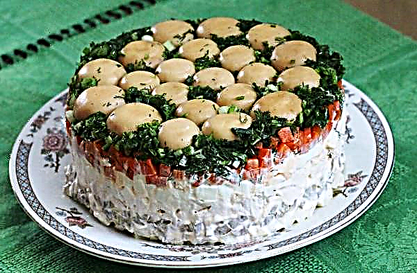 Salade "Champignon panier" - recettes: aux champignons, aux champignons