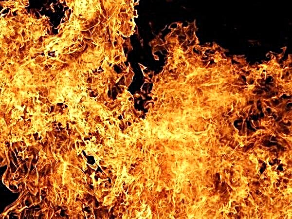 حرق ما يقرب من 3.5 طن من الحبوب في منطقة خاركوف