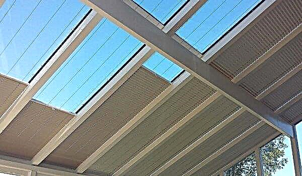 Toit transparent pour la terrasse: de quoi est fait le toit, un porche avec un revêtement en verre ou en plastique attaché à la maison