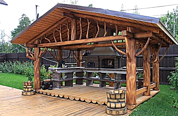 Pavillons aus einem Baumstamm: Wie man es selbst aus einem kalibrierten Zylinder macht, als zu verarbeiten, was für die Konstruktion besser ist