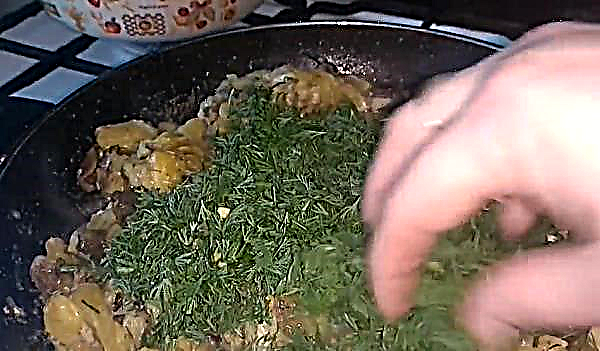 Patatas fritas en crema agria con champiñones, una receta simple paso a paso con foto